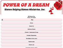 Tablet Screenshot of dreampowerful.com